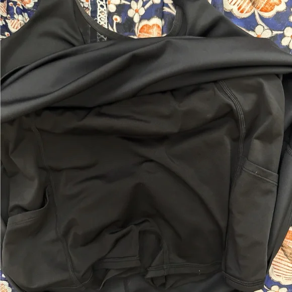 Alo Airlift Double Trouble Mesh Detail Tennis Dress Black Size M - Picture 10 of 10